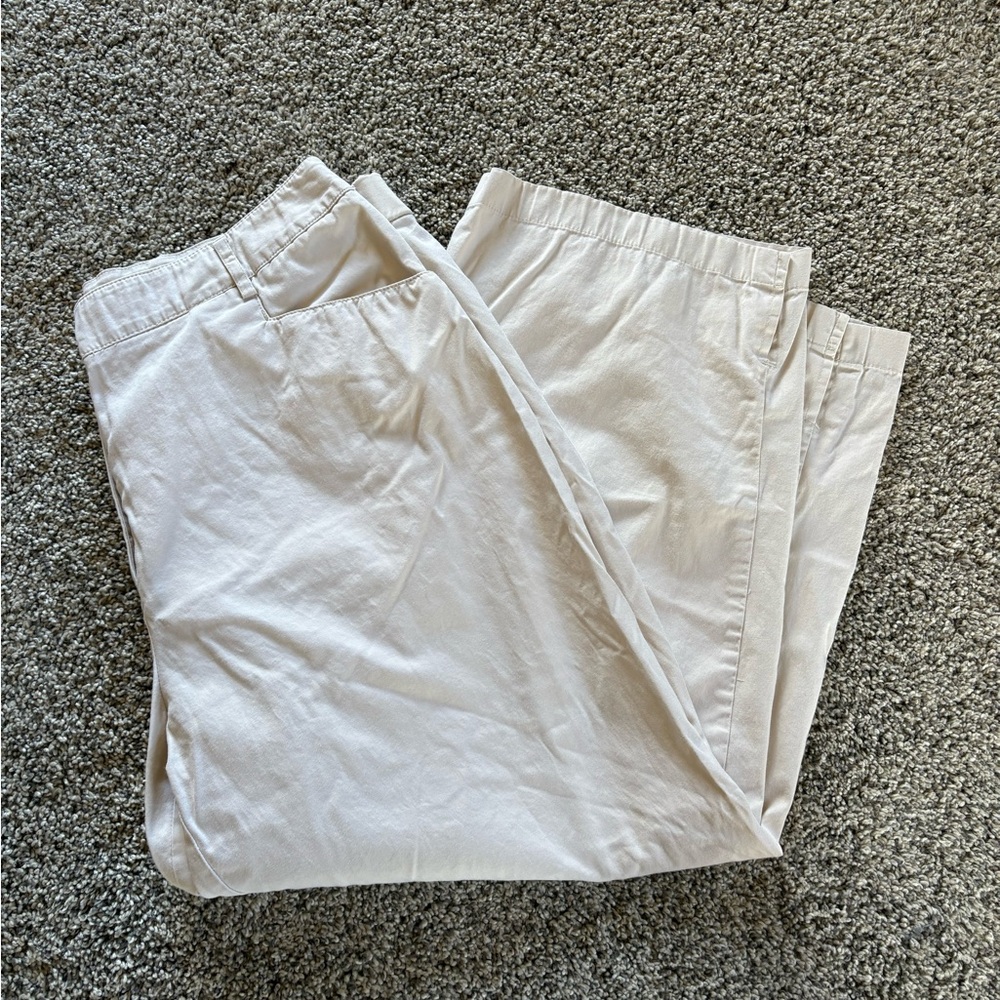 Croft & Barrow Cream Women's Pants